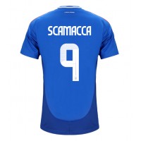 Italia Gianluca Scamacca #9 Kotipaita EM-Kisat 2024 Lyhythihainen